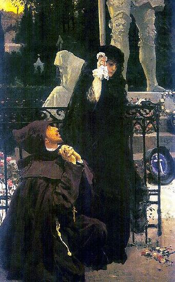 The Stone Guest. Don Juan and Dona Ana., Ilya Repin